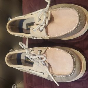 Timberland suede boat shoes, size 7.5